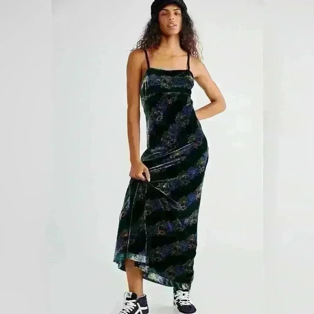 Free People Juliet Velvet Dress